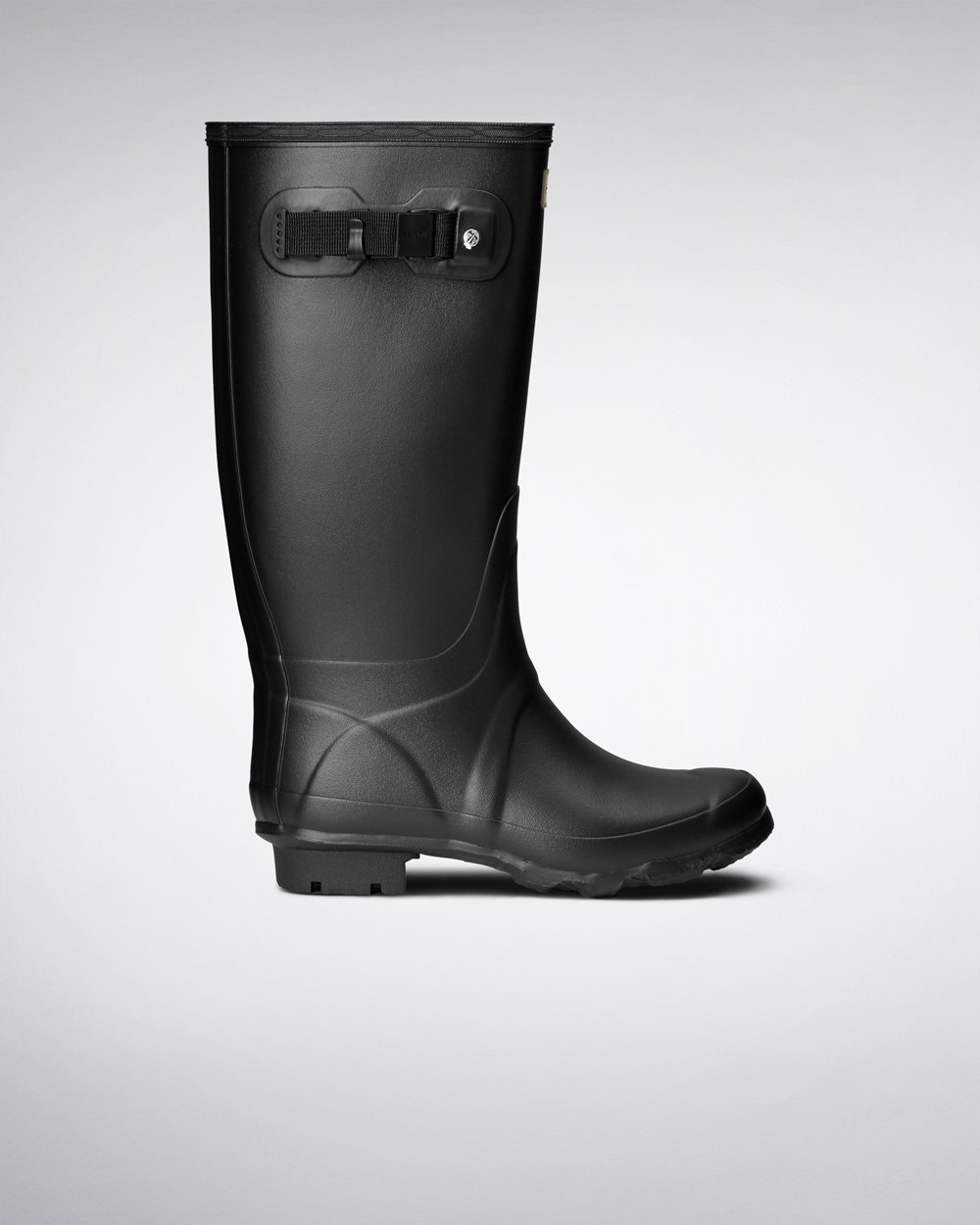 Womens Hunter Wide Fit Rain Boots Black - Huntress Leg - 0593268-GK